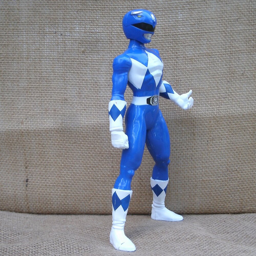 Power Rangers Blue Ranger Plastic Figure Hasbro 2020 - Picture 2 of 14